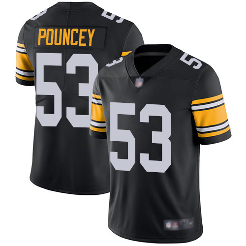 Men Pittsburgh Steelers Football #53 Limited Black Maurkice Pouncey Alternate Vapor Untouchable Nike NFL Jersey->pittsburgh steelers->NFL Jersey